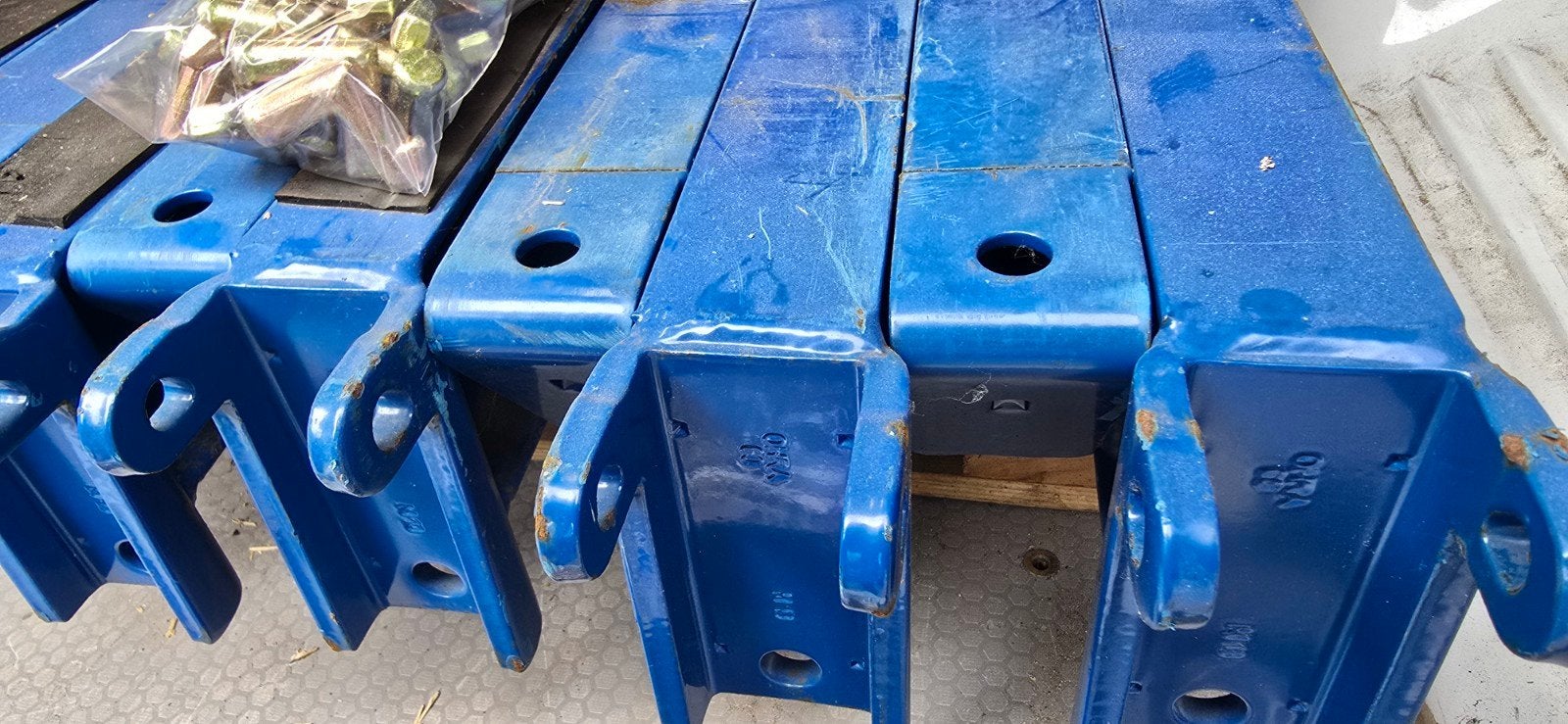 16x OHRA Draagarmen IPE100 lengte 1200mm draagarmstellingen, Doe-het-zelf en Verbouw, Ophalen, Gebruikt, IJzer