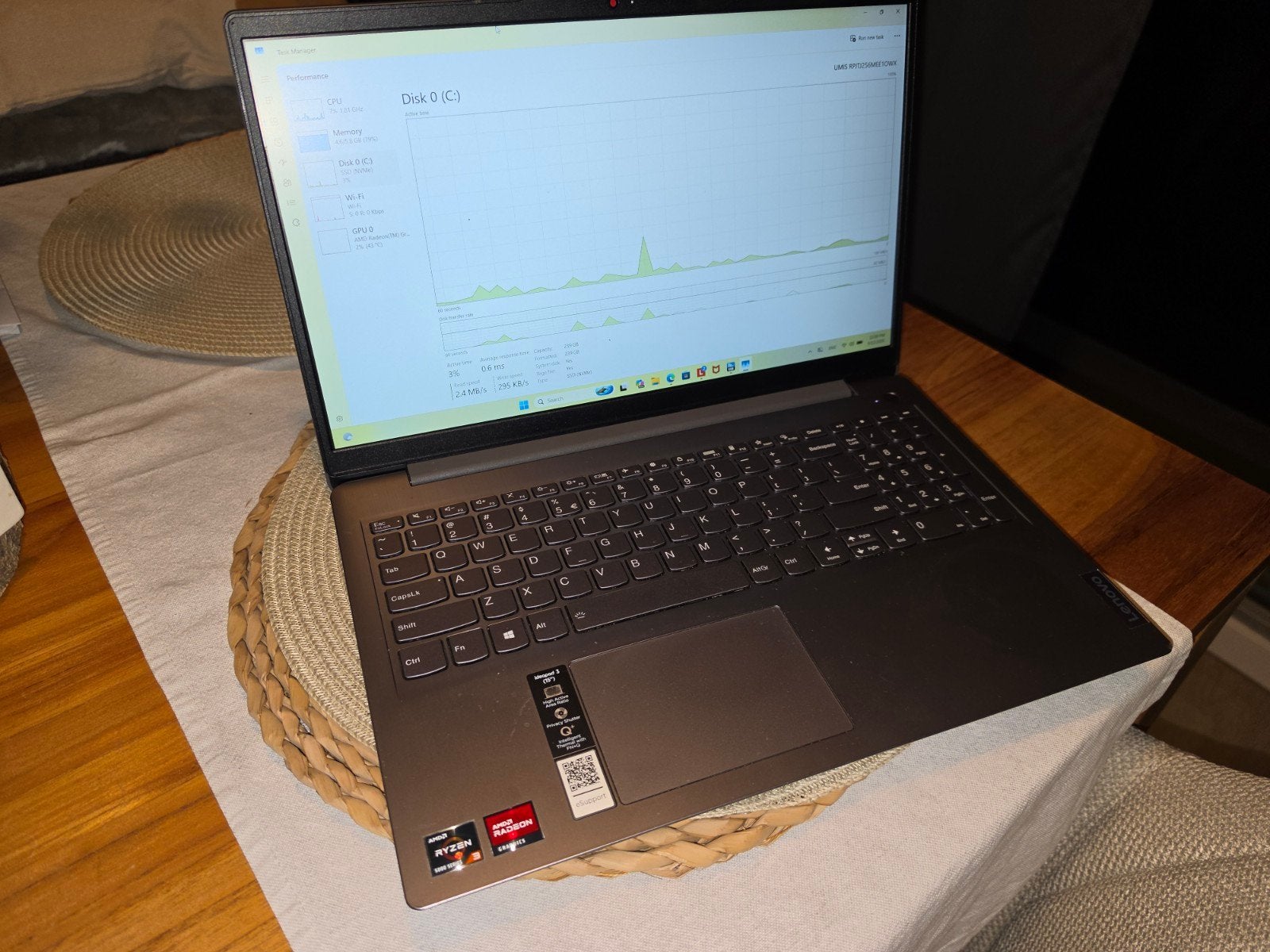 Lenovo IdeaPad 3 (15 inch), Ophalen, 15 inch, 2 tot 3 Ghz, SSD
