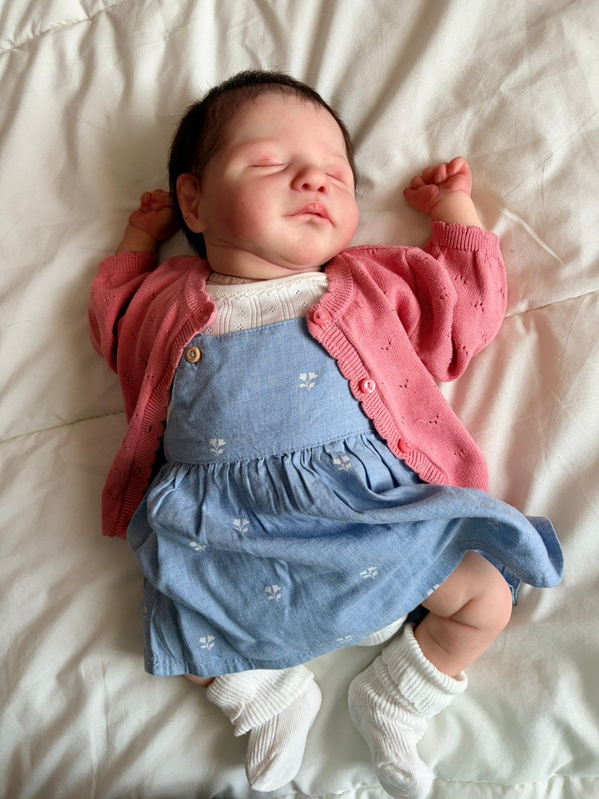 Reborn laurie sammy franssen, Verzamelen, Poppen, Ophalen of Verzenden, Zo goed als nieuw, Overige typen, Levensecht of Reborn