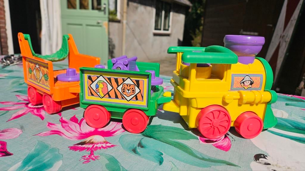 Fisher-Price Little People Trein met Dierenwagons, Kinderen en Baby's, Speelgoed | Fisher-Price, Ophalen of Verzenden, Gebruikt
