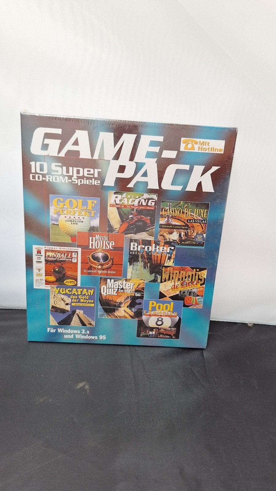 Game-Pack: 10 Super CD-ROM-Spiele voor Windows, Gebruikt, Onbekend 1, 1234 AB Onbekend, Ophalen of Verzenden, Vanaf 7 jaar