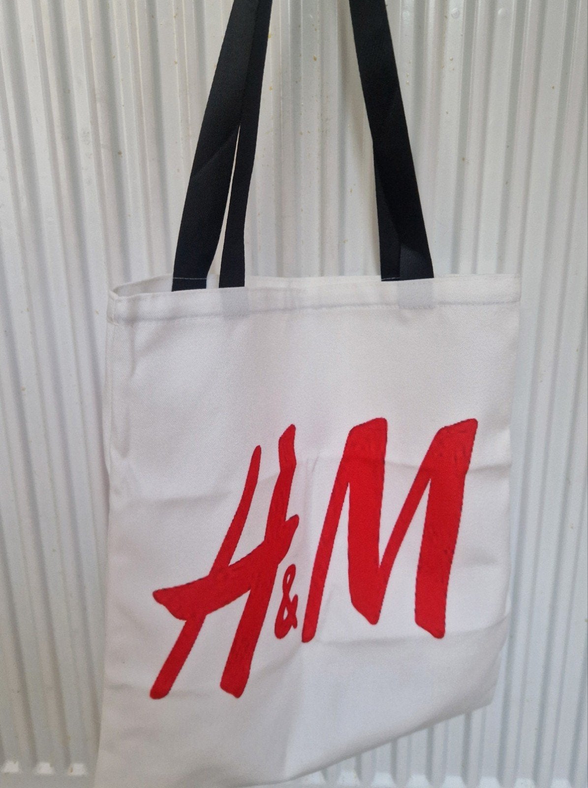 Leuke witte H&M draagtas / shopper, Ophalen of Verzenden, Nieuw, Wit