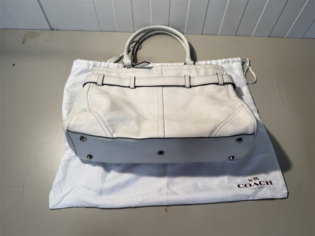 Coach Off White - handtas - tas, Ophalen of Verzenden, Zo goed als nieuw, Zwart, Handtas