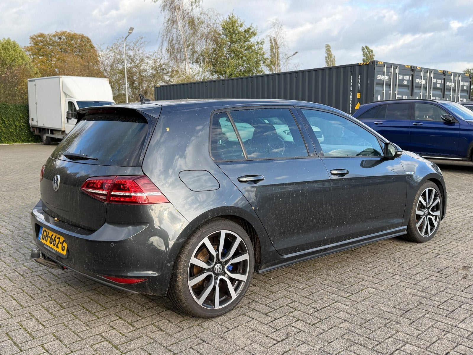 Volkswagen Golf GTE 150KW hybride leer navi 243dkm, Auto's, Zwart, 4 cilinders, 1499 kg, 149 pk