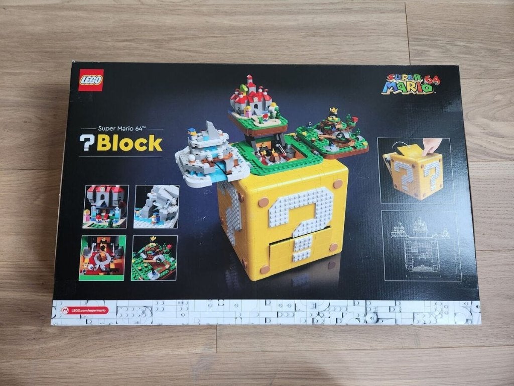 LEGO Mario Question Mark Block - Vraagtekenblok NIEUW, Overige thema's, Nieuw, Ophalen of Verzenden, Complete set