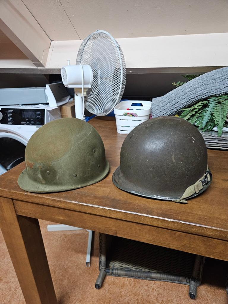 Ww2 m1 helm met hawley liner, Ophalen of Verzenden, Amerika, Helm of Baret