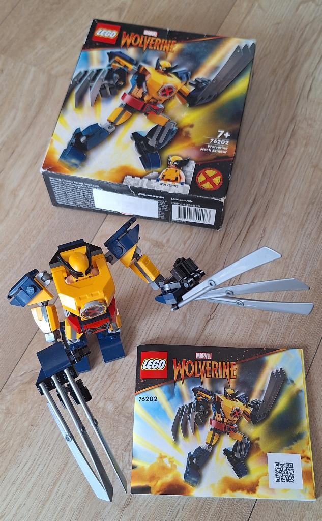 Lego Marvel 76202 Wolverine mechapantser, Marvel, Lego, Ophalen of Verzenden, Zo goed als nieuw