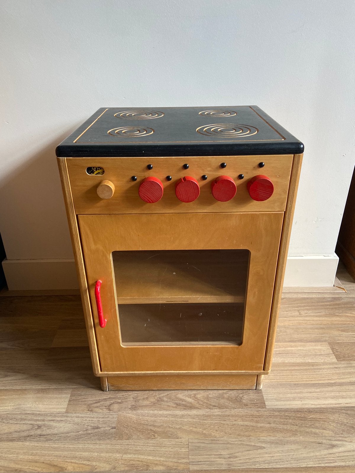 Klein vintage houten kinder keukentje speelkeuken, Kinderen en Baby's, Ophalen, Gebruikt