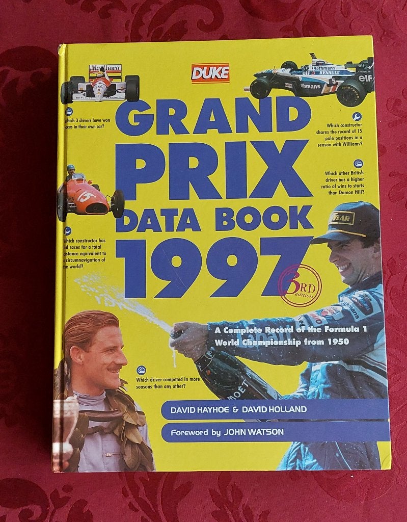 Formule 1 Databoek 1950-1996 Grand Prix historie volledig., Verzamelen, Automerken, Motoren en Formule 1, Zo goed als nieuw, Formule 1