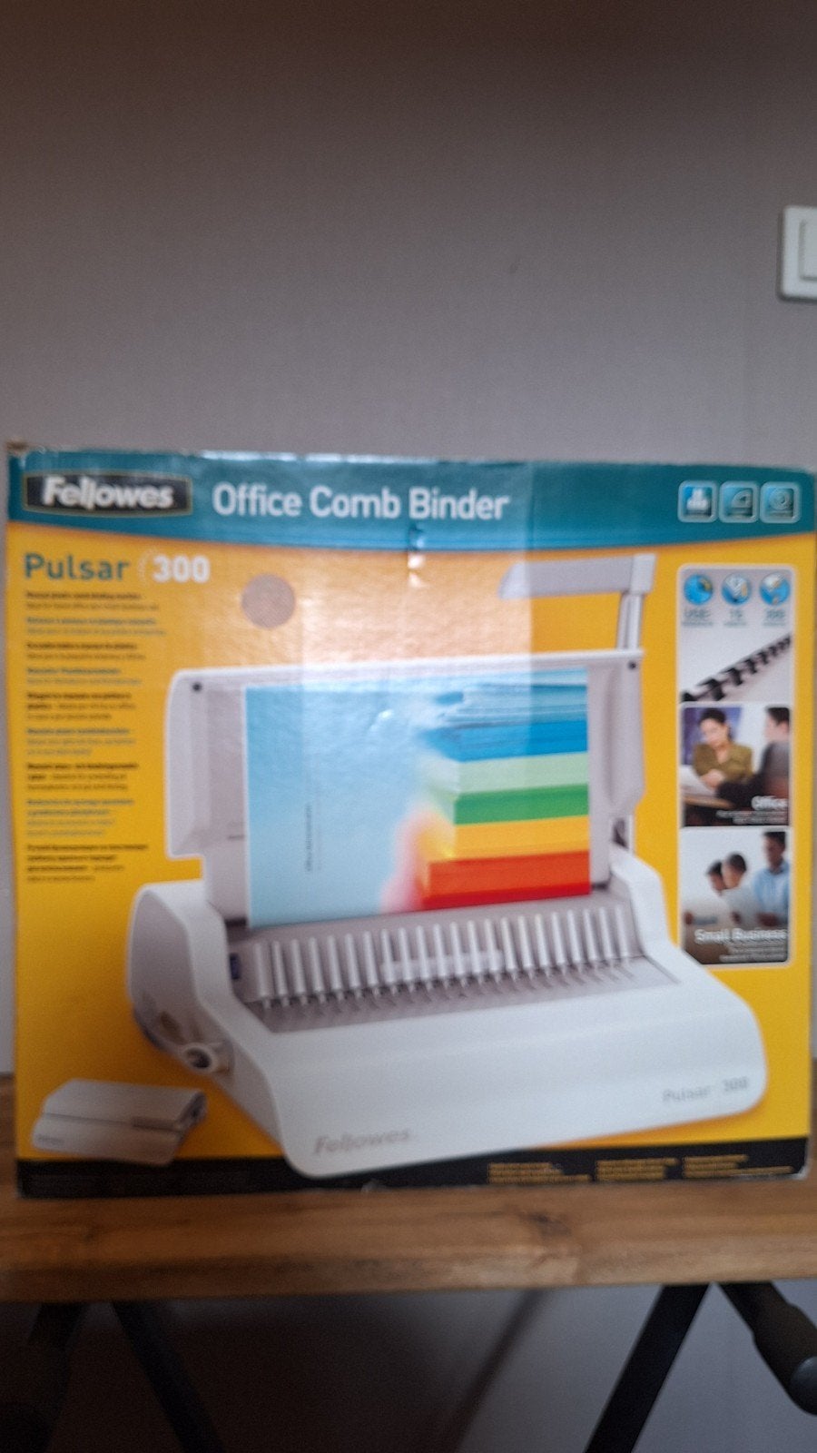Fellowes Office Comb Binder Pulsar 300 Inbindmachine, Ophalen of Verzenden