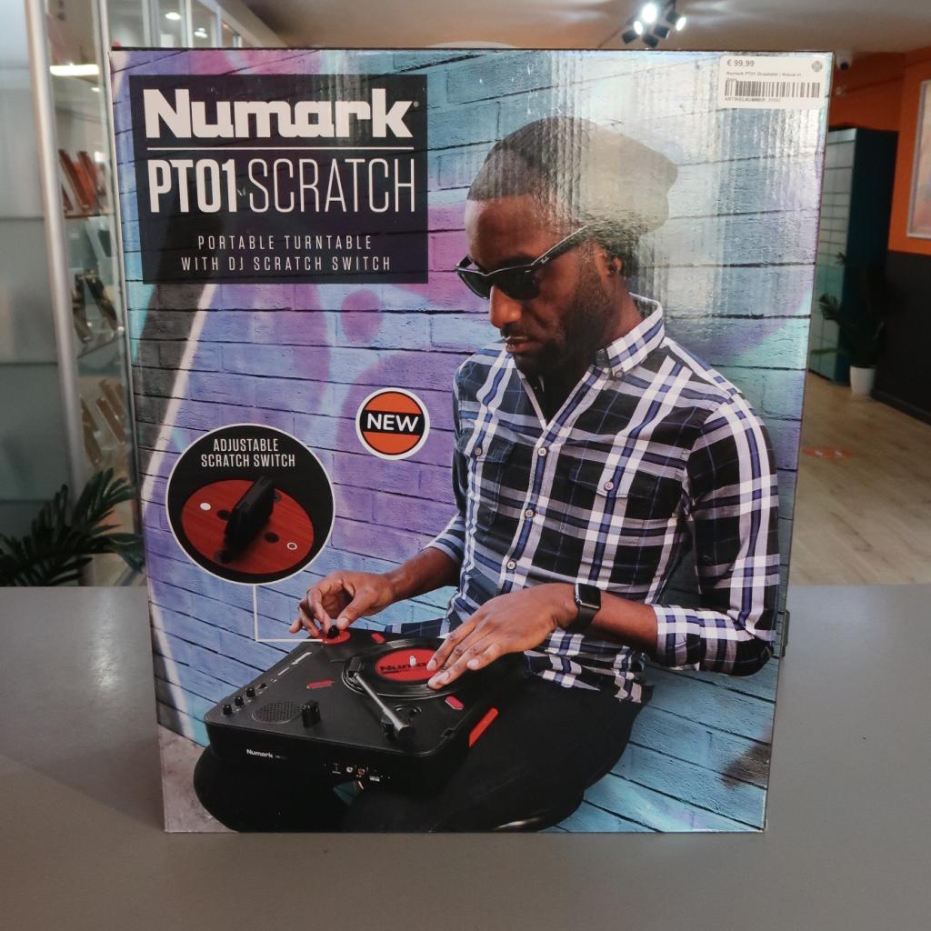 Numark PT01 Scratch Draagbare Draaitafel | Nieuw in Doos, Niet ingevuld, Nieuw, Niet ingevuld, Niet ingevuld