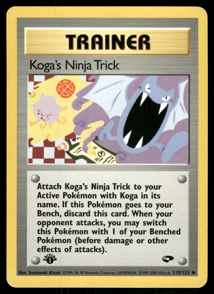 Koga's Ninja Trick 115/132 - Gym Challenge (1st edition), Verzenden, Gebruikt