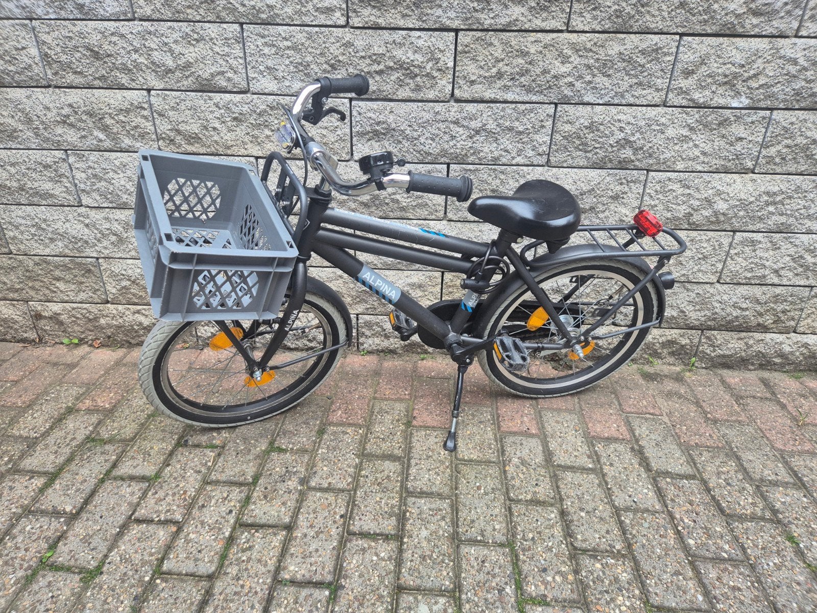 Alpina Cargo kinderfiets - Zeer goede staat, vanaf 4 jaar, Fietsen en Brommers, Fietsen | Kinderfietsjes, Terugtraprem, 16 tot 20 inch
