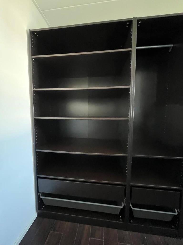 IKEA PAX Kledingkast 250x58x201 - Bezorgen & Montage, IKEA PAX, Gebruikt, Eikenhout, 200 cm of meer