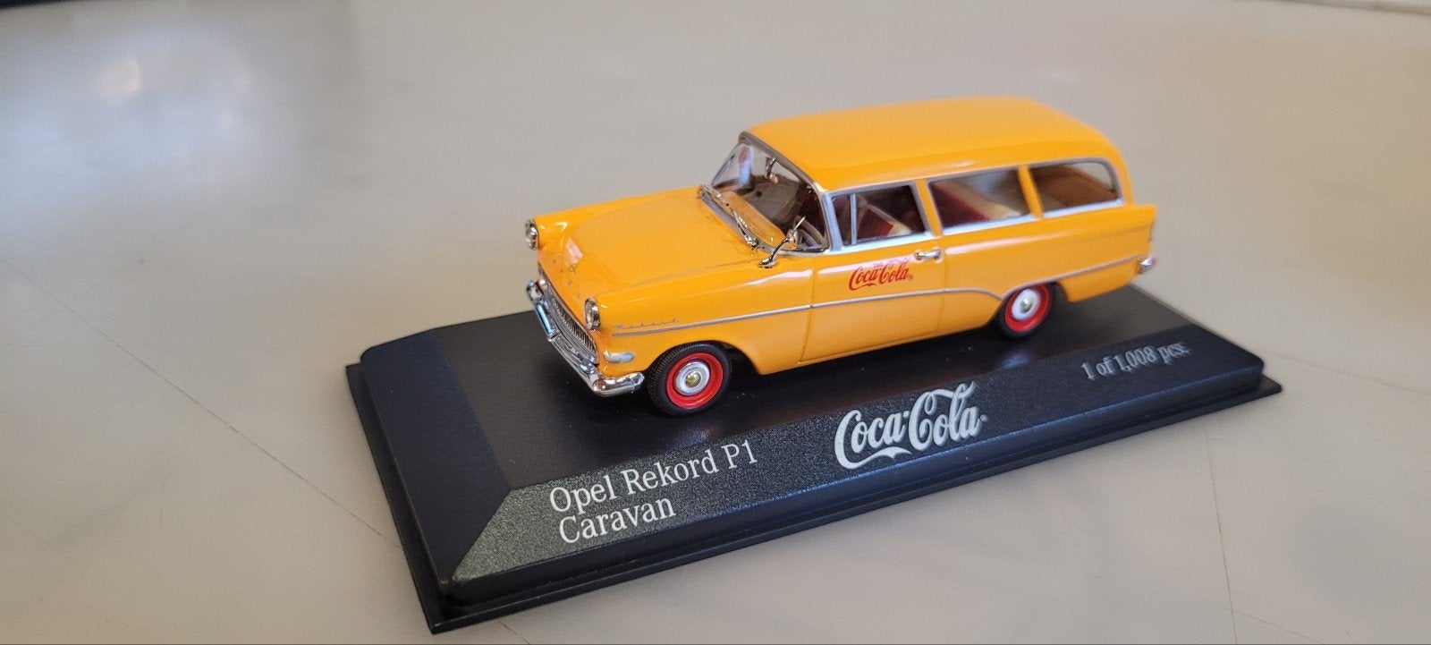 Minichamps Opel Rekord P1 Coca-Cola, Ophalen of Verzenden, Nieuw, Auto, MiniChamps
