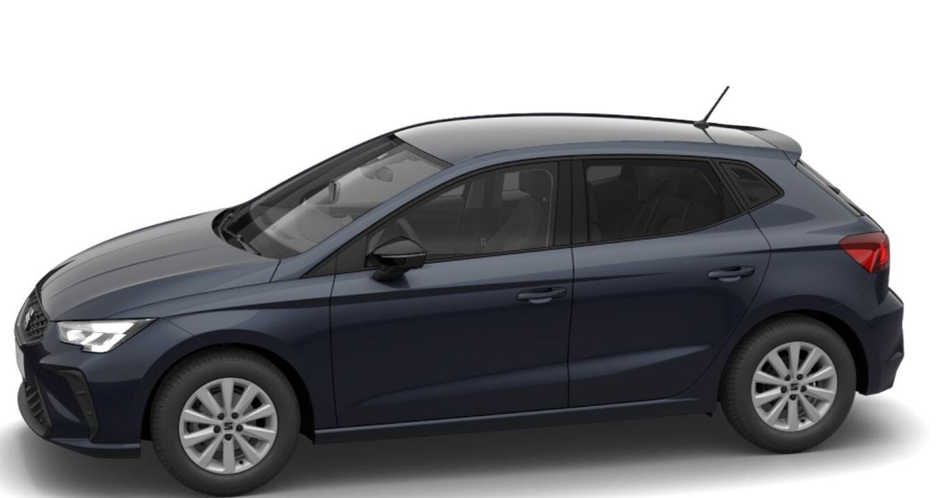 SEAT Ibiza 1.0 EcoTSI Reference, Voorwielaandrijving, 12 maanden, Zwart, Ibiza