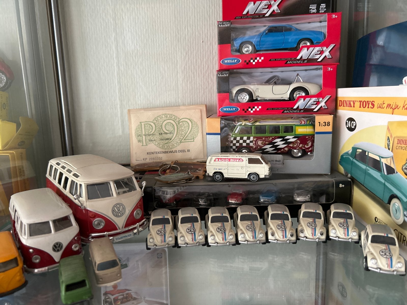 Verzameling Volkswagen Busjes en Kevers Modelauto's, Overige merken, Auto, 1:32 tot 1:50, Ophalen of Verzenden