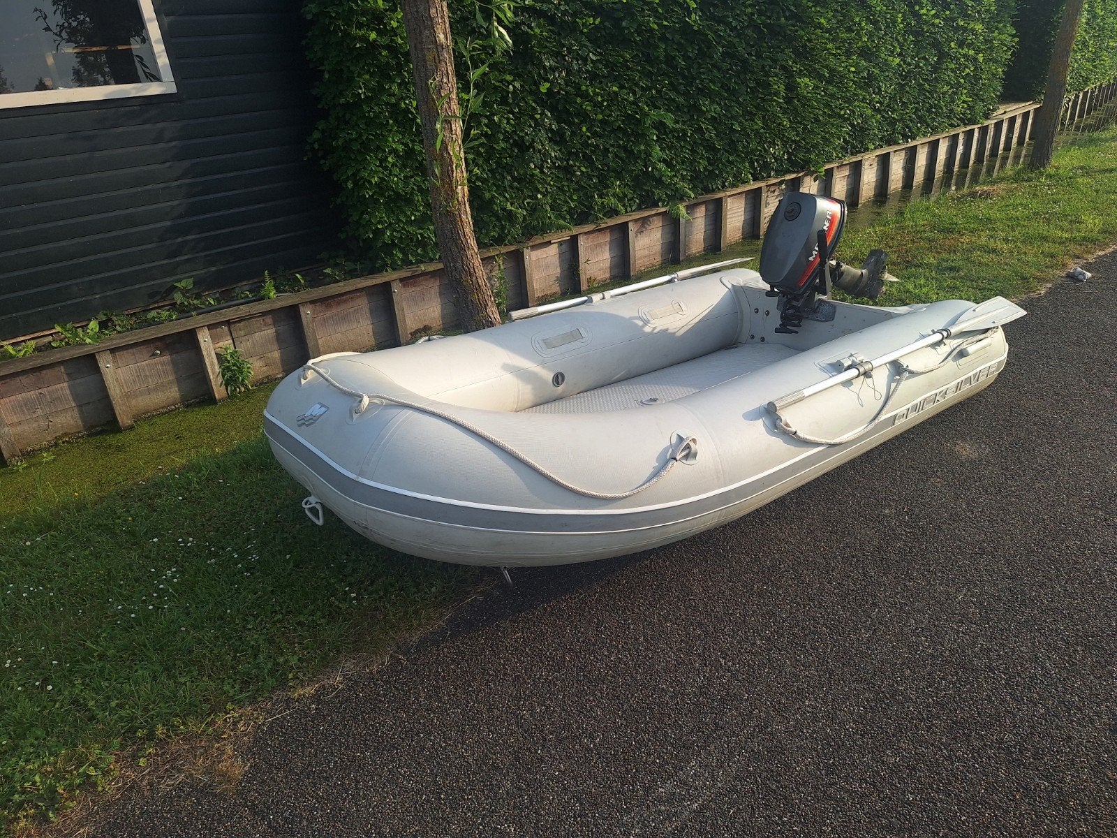 Quicksilver 310 rubberboot met 4pk motor en accessoires, Ophalen, Gebruikt, Motor en Techniek, Motorboot