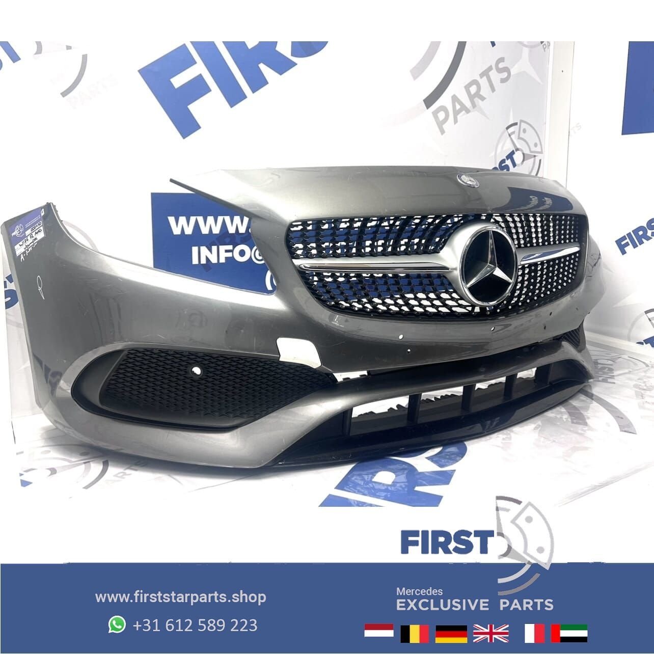 W176 BUMPER FACELIFT AMG PAKKET VOORBUMPER Mercedes A Klasse, Gebruikt, -, Voor, Ophalen of Verzenden