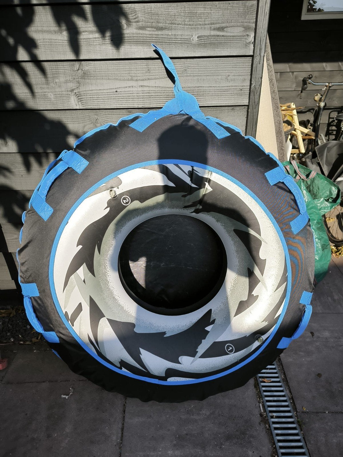 Intex opblaasbare fun tube band voor watersport, Ophalen of Verzenden, Gebruikt