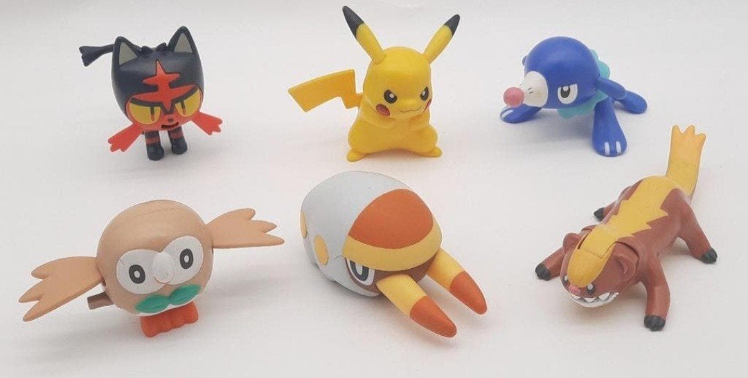 McDonalds Pokemon figuren 6 verschillende uit 2017, Ophalen of Verzenden, Gebruikt, Overige typen