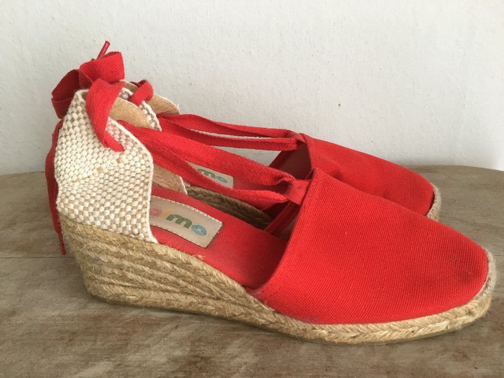 Rode Espadrilles van True Gaimo  | maat 39, Ophalen of Verzenden, Zo goed als nieuw, Espadrilles of Moccasins, Rood