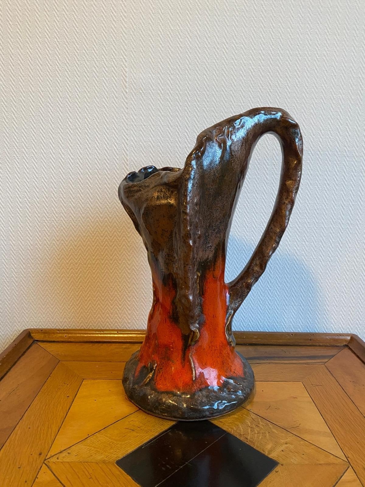 Ironisch Fat Lava stijl 2000/38, Antiek en Kunst, Antiek | Vazen, Ophalen