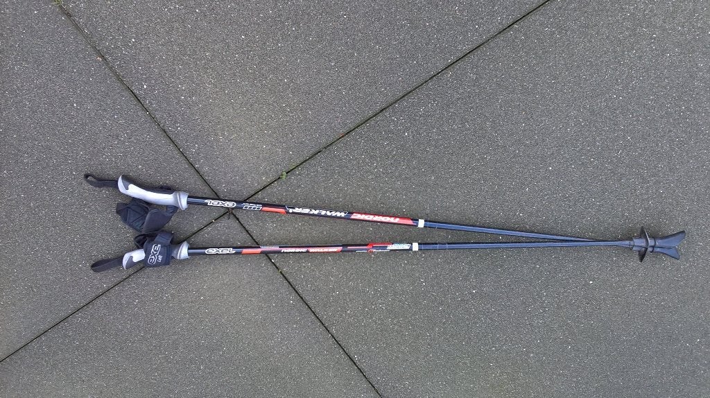 Exel Nordic walking poles/stokken, Sport en Fitness, Ophalen, Gebruikt, Wandelstok