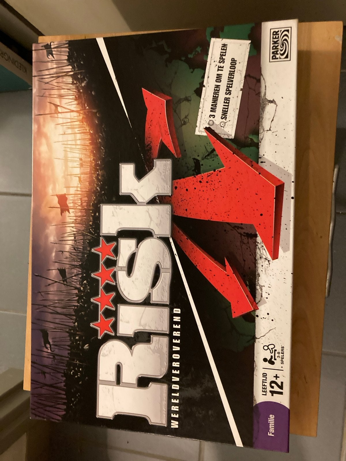 Risk Wereldveroverend Bordspel - Compleet en Zo Goed als Nie, Een of twee spelers, Ophalen of Verzenden, Zo goed als nieuw
