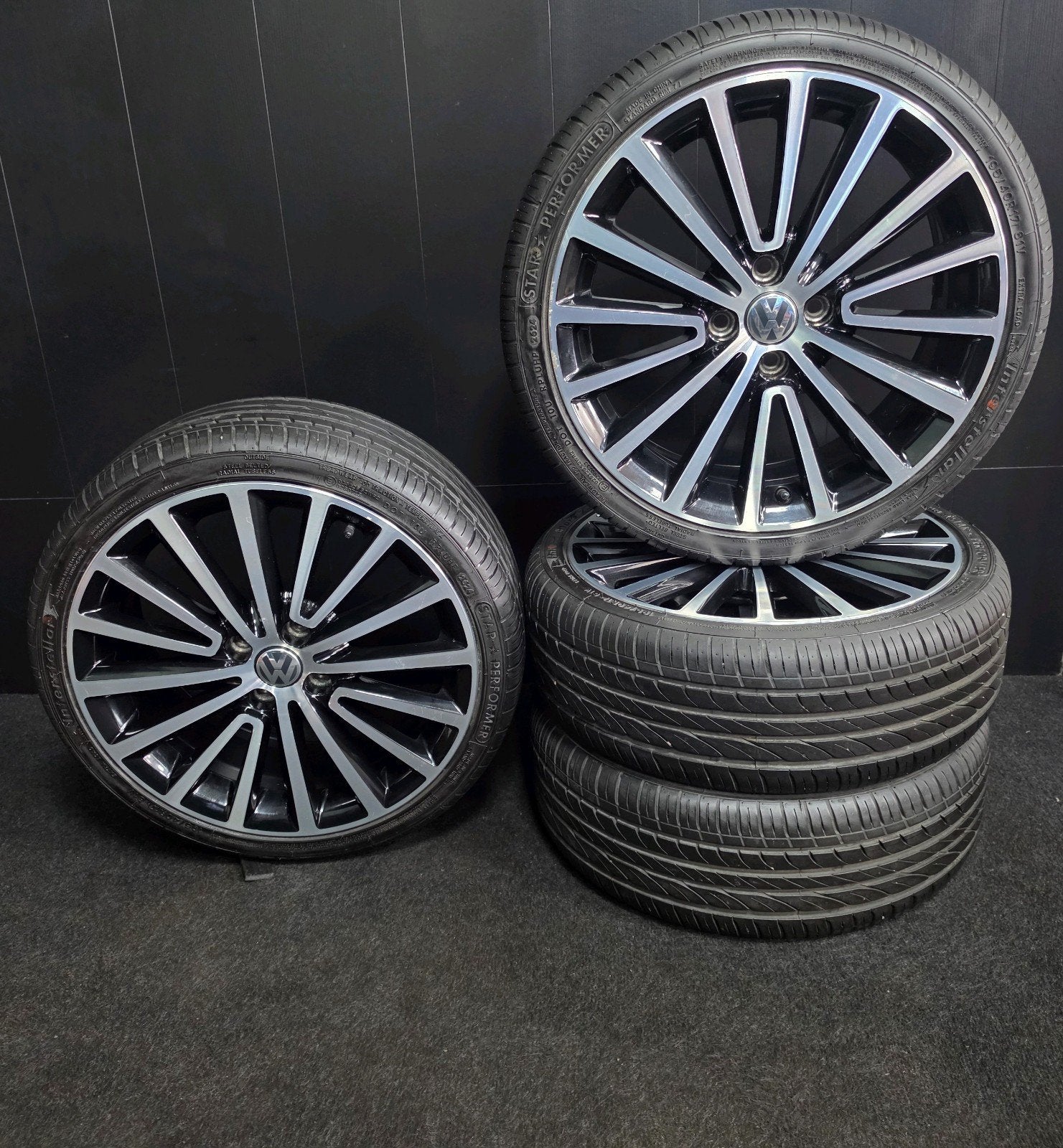 VW UP POLYGON velgen 17 inch!, 215 mm, Velg(en), Nieuw, 17 inch