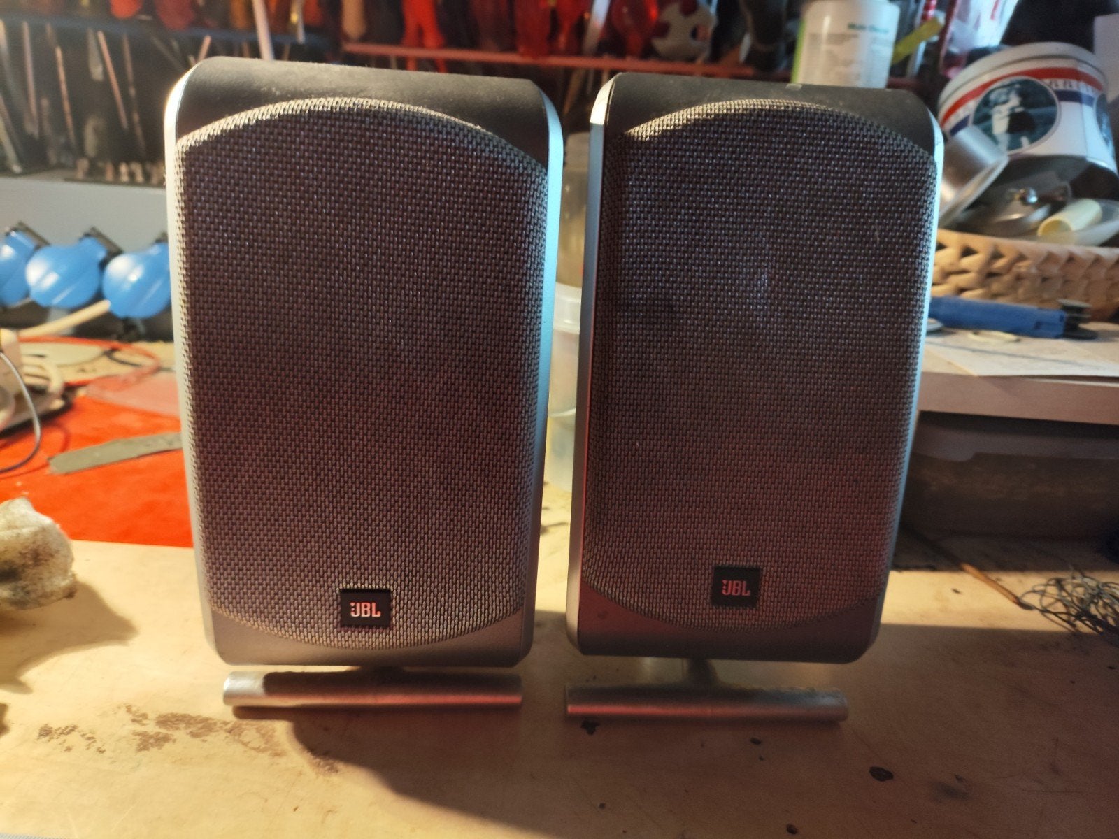 JBL Control One speakerset - Compact en krachtig, Audio, Tv en Foto, Luidsprekers, Gebruikt, JBL, Ophalen of Verzenden, Geschikt voor surround/home cinema