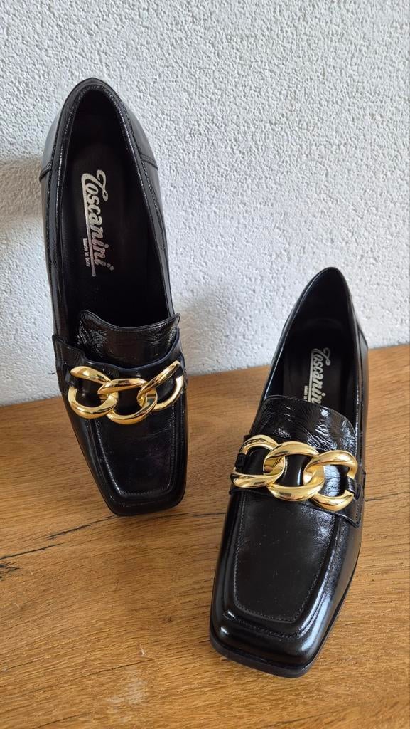 NIEUW dames Toscanini mocassins schoenen maat 40, Ophalen, Zwart, Toscanini, Nieuw