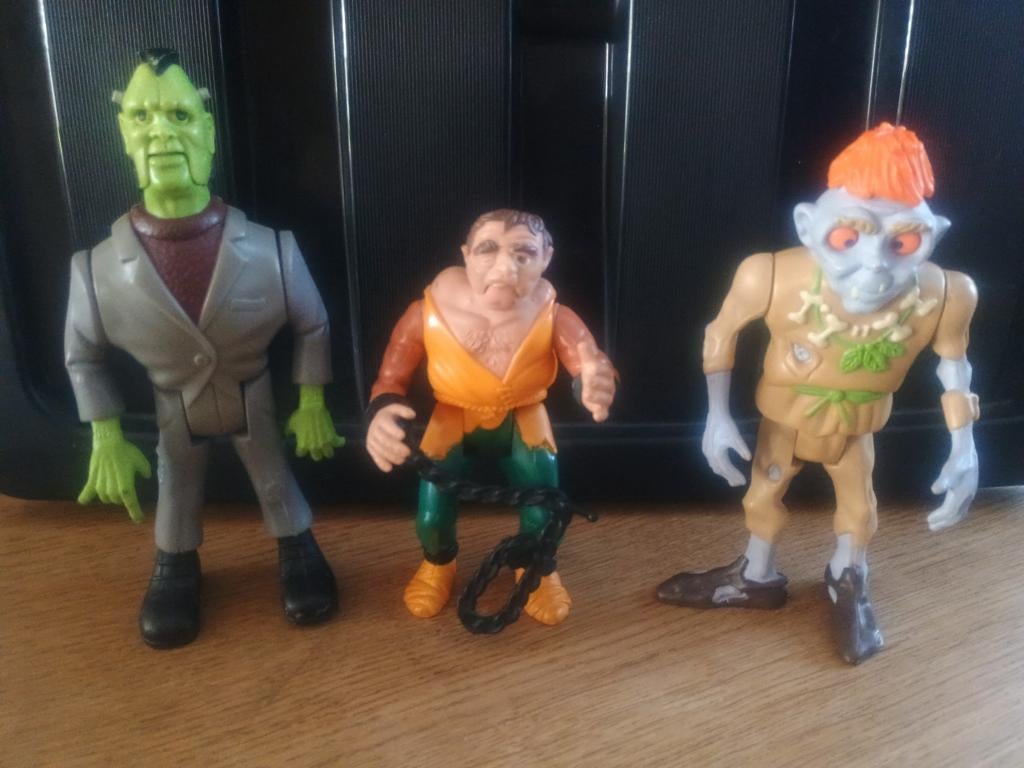 3 Monster figuren - the Real Ghostbusters, Ophalen of Verzenden, Gebruikt, Film, Actiefiguur of Pop
