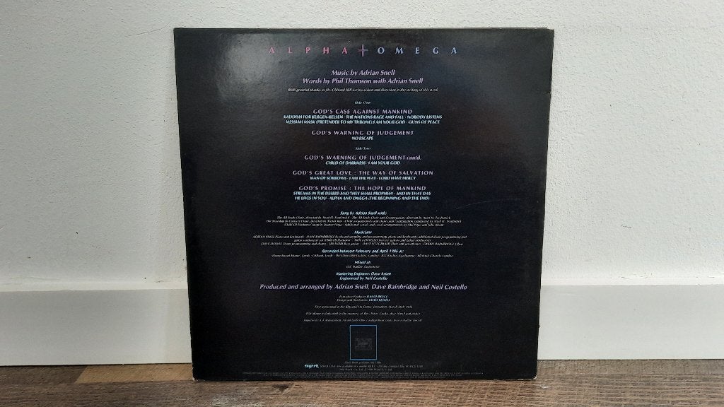 Adrian Snell – Alpha And Omega LP / Vinyl Plaat, LP, Gebruikt, Overige genres, Ophalen of Verzenden