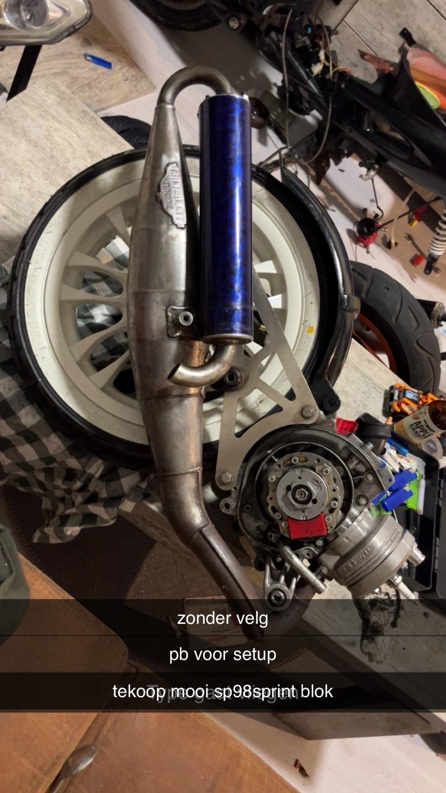 sp98 sprint blok, Ophalen, Zo goed als nieuw, Blok, Piaggio