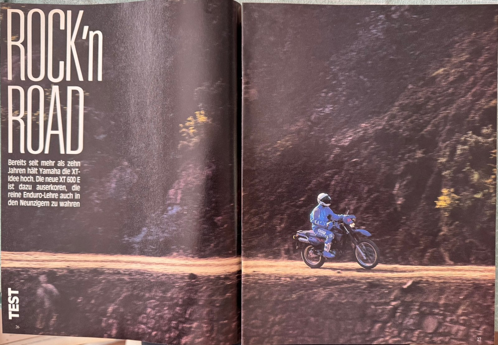 Test 1990 Yamaha XT600 E, Verzenden, Zo goed als nieuw, Motoren