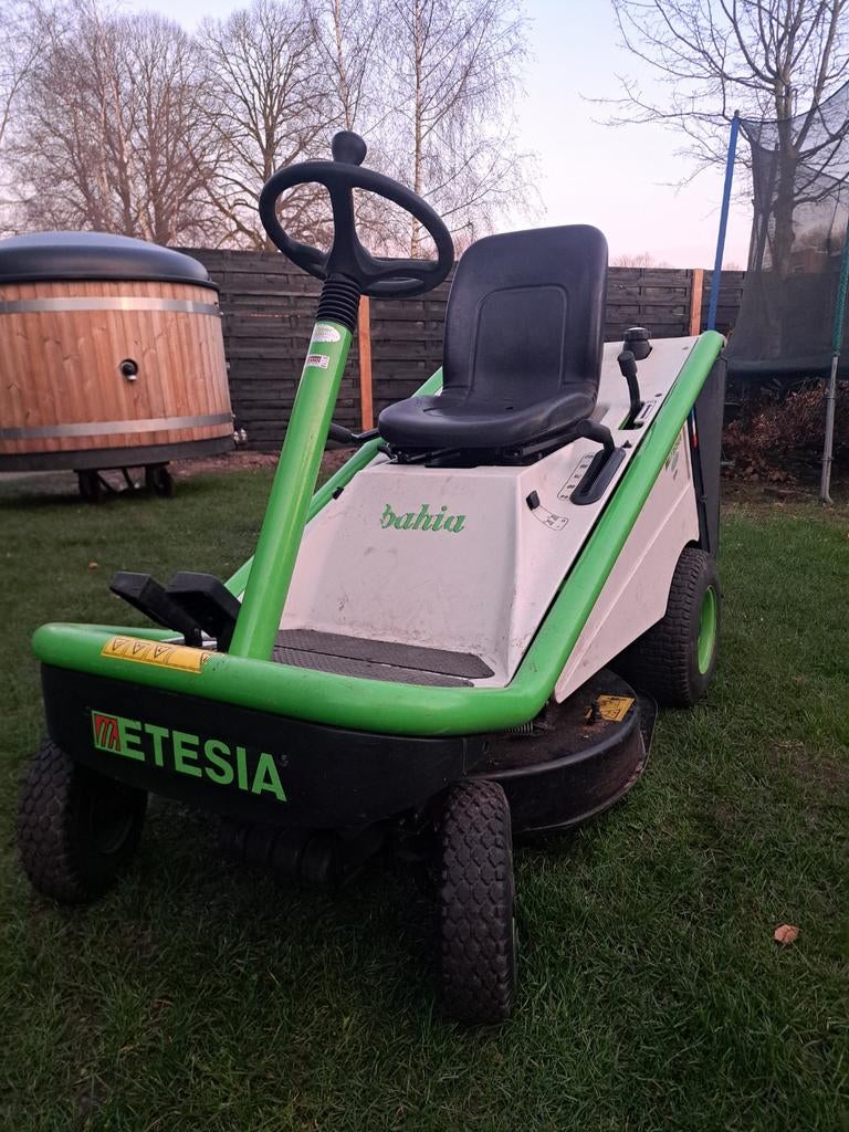 Nette etesia zitmaaier te koop, Ophalen, Gebruikt, 50 cm of meer