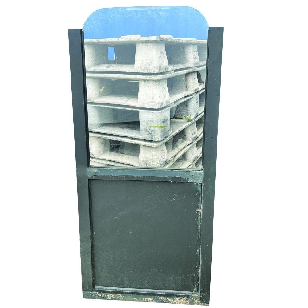Occasion: Terrasscherm 70 x 150 cm – Plexiglas, Ophalen, Gebruikt, Minder dan 100 cm, 100 tot 150 cm