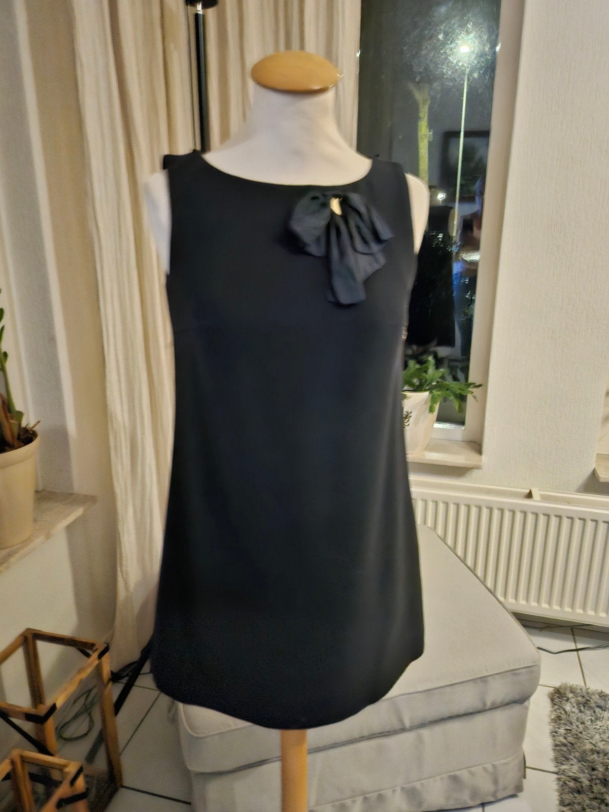 Elisabetta Franchi jurk met strik, Elisabetta Franchi, Zwart, Ophalen of Verzenden, Zo goed als nieuw