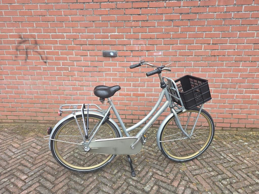 Cortina U4 Transportfiets 28 inch, 57cm, grijsgroen, ZGAN, 56 cm of meer, Ophalen, Zo goed als nieuw, Overige merken