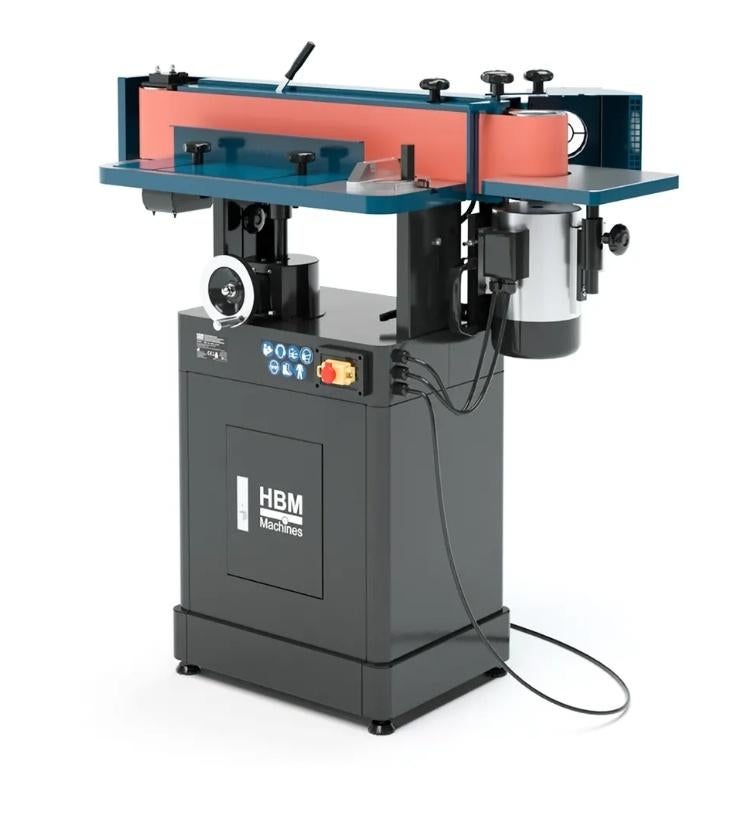 HBM oscillerende bandschuurmachine 150 x 2260 mm 400 Volt, Ophalen, Zo goed als nieuw, 1200 watt of meer, Bandschuurmachine