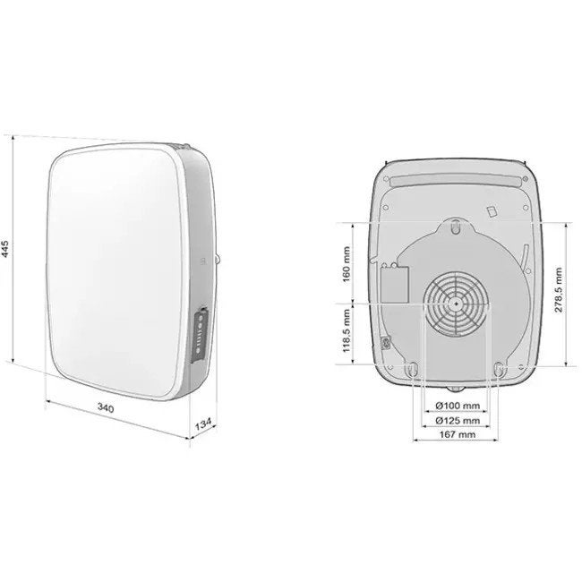Brink Sonair 3.0 Co2 ventilatietoestel, Ophalen of Verzenden, Nieuw, Ventilator en Afzuiger