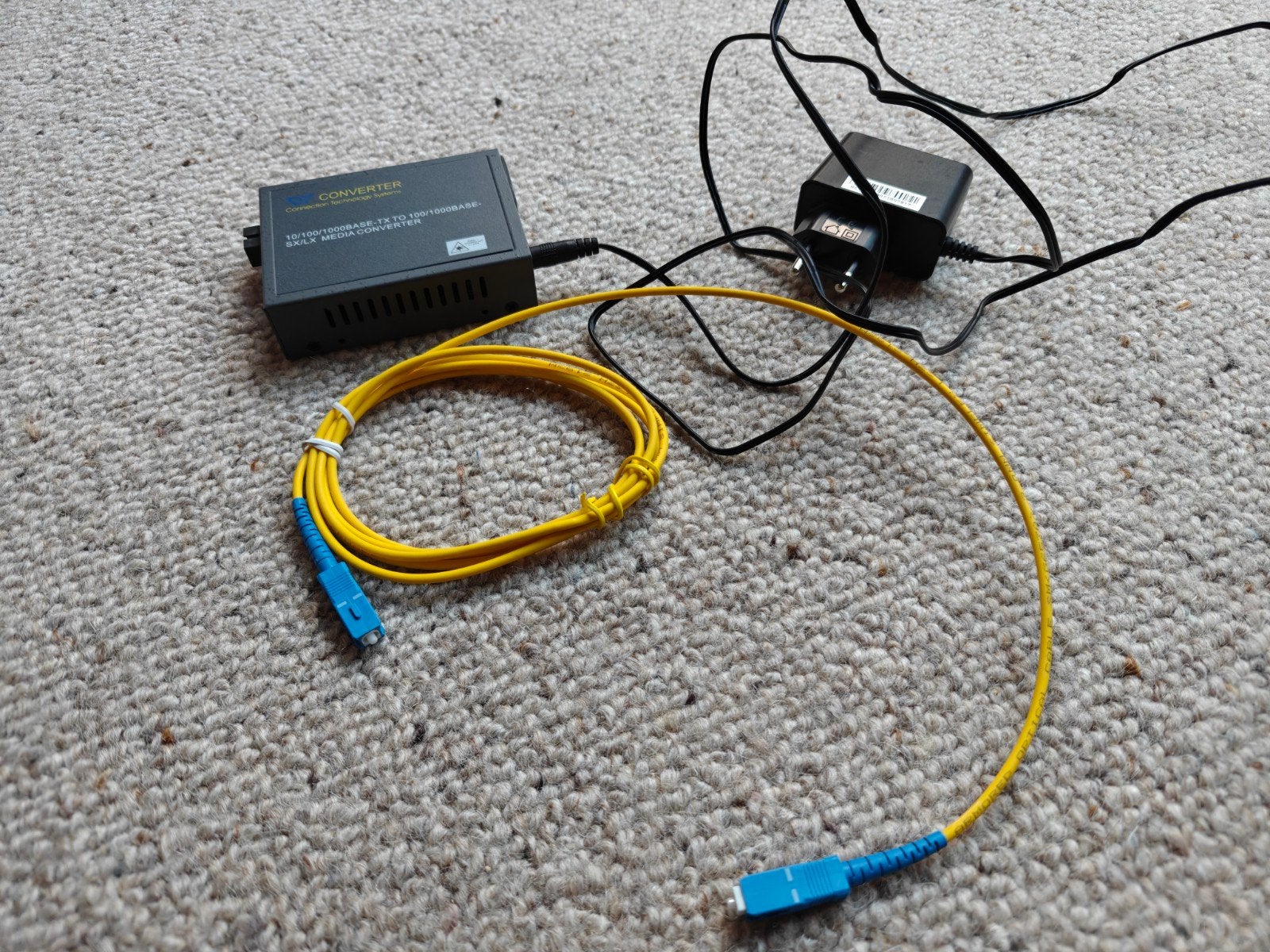 Media Converter 10/100/1000BASE-TX naar SX/LX, Audio, Tv en Foto, Ophalen, Gebruikt