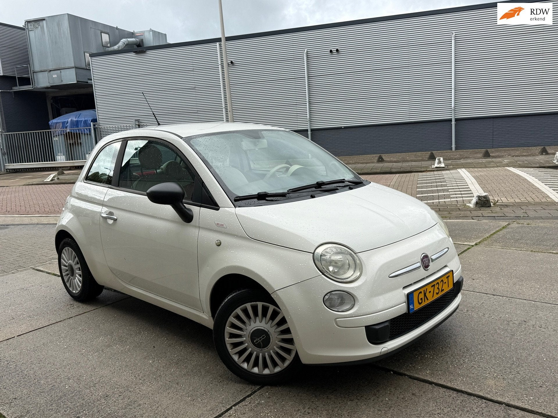 Fiat 500 1.2 Naked AIRCO Volledig onderhouden APK 5DR, Auto's, Voorwielaandrijving, Dealer onderhouden, 1242 cc, 4 cilinders