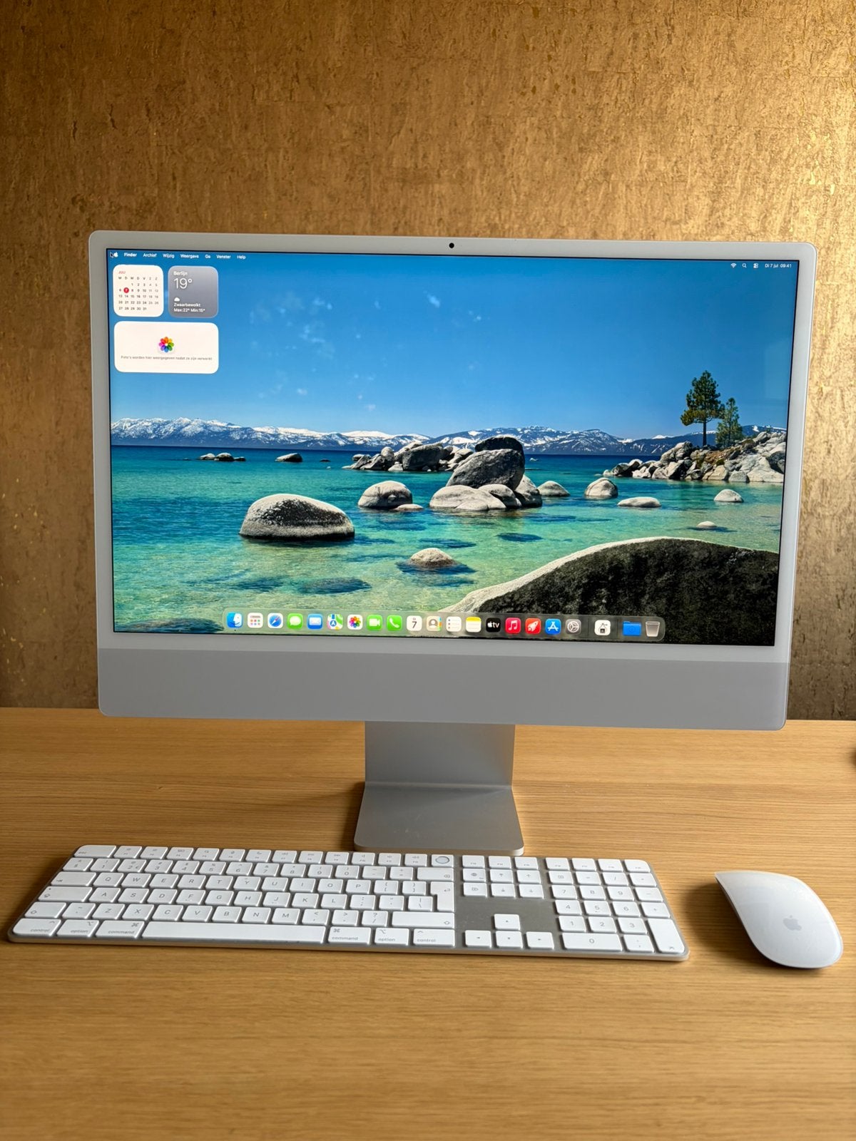 Apple iMac 24-inch M1 2021 16GB 1TB SSD compleet nette staat, Computers en Software, Apple Desktops, Ophalen, Gebruikt, SSD, IMac