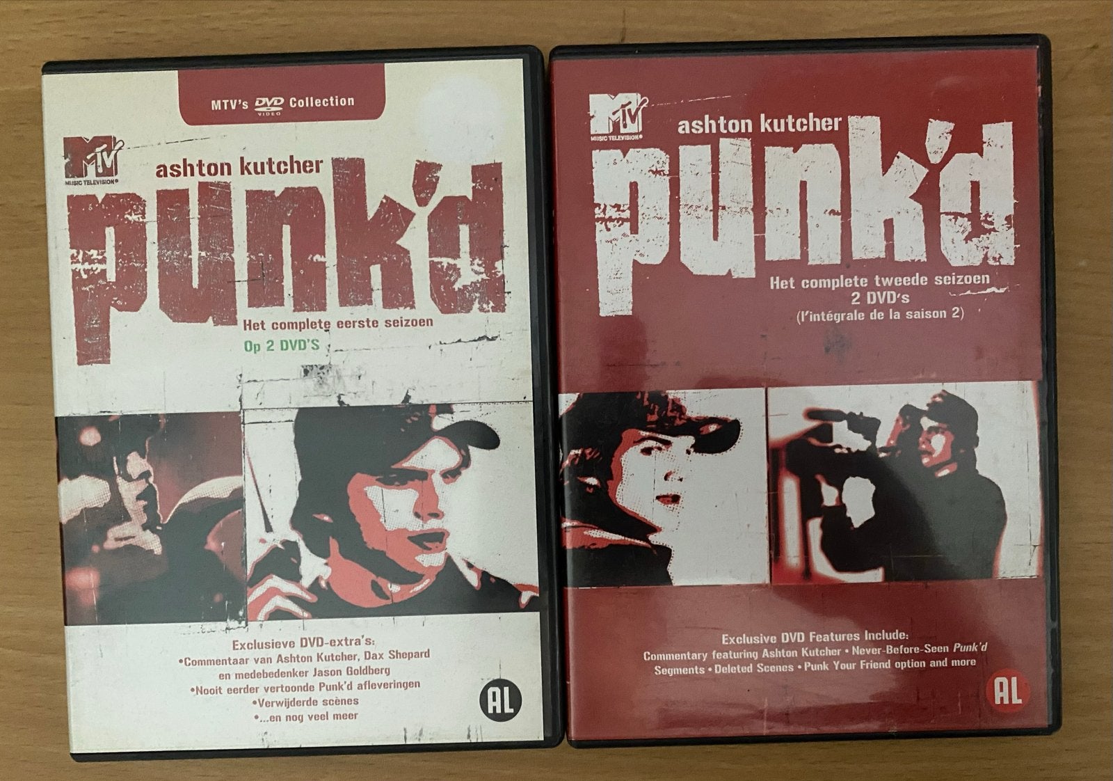 MTV's Punk'd Seizoen 1 & 2 DVD Collectie - Ashton Kutcher, Seizoen 1, Nederlands, Ophalen of Verzenden, Komedie