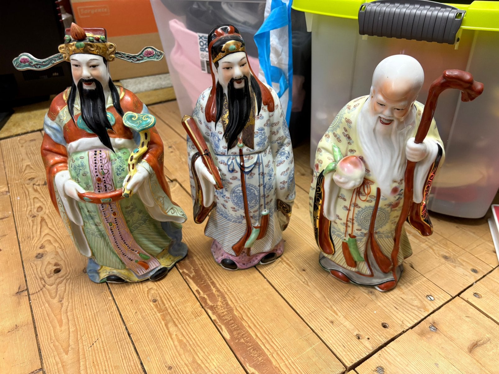 Set van Chinese 3 sterren goden, Antiek en Kunst, Ophalen of Verzenden