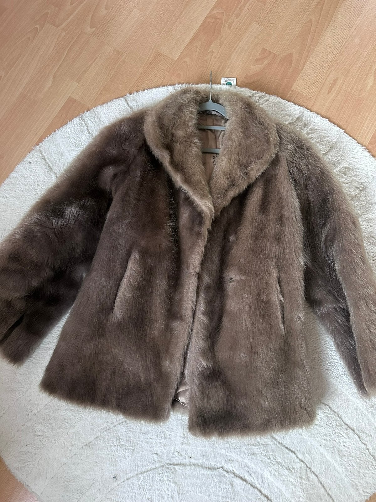 Bontjas vintage, Kleding | Dames, Ophalen of Verzenden, Gedragen, Maat 38/40 (M), Bruin