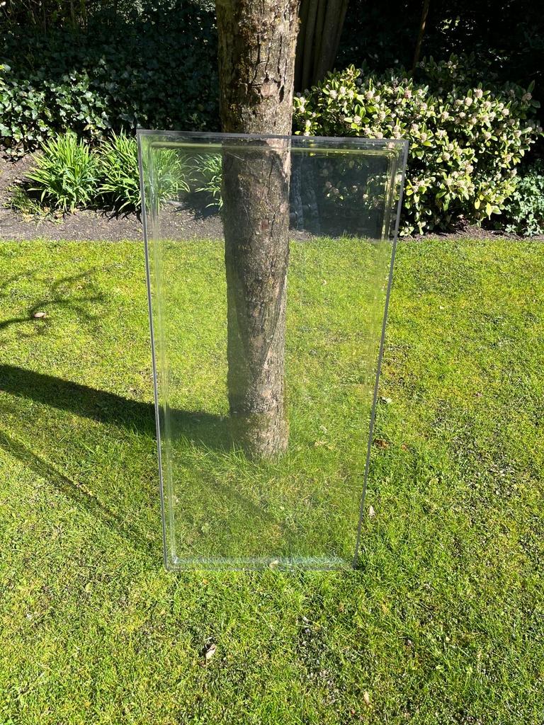 Transparante Plexiglas Plaat - Diverse Toepassingen, Doe-het-zelf en Verbouw, Glas en Ramen, Gebruikt, Glasplaat, 80 tot 120 cm