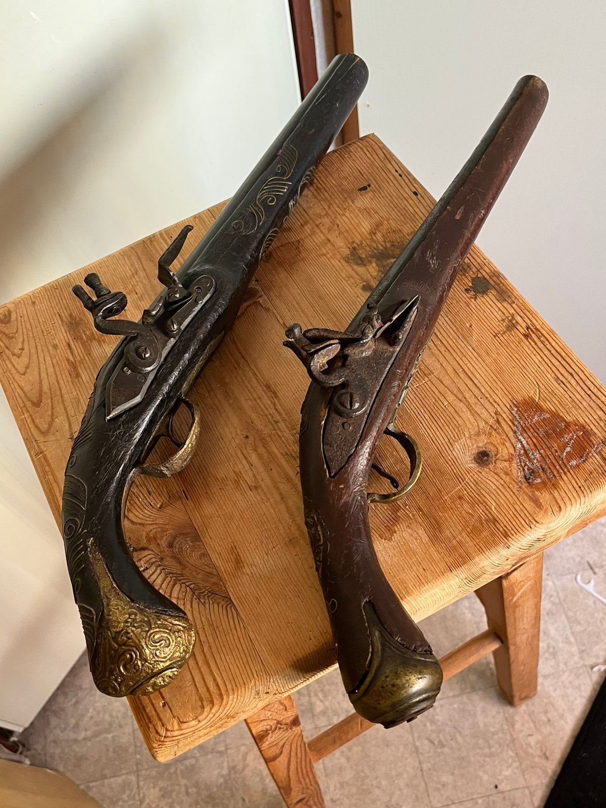 2 vuursteen pistolen, Ophalen of Verzenden, Overige soorten, Nederland